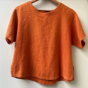 Minimalist Orange Soft Top - Size M/L